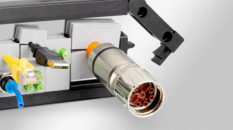 KTMBS | Gommini passacavo multi-range per sistemi KEL, grigio