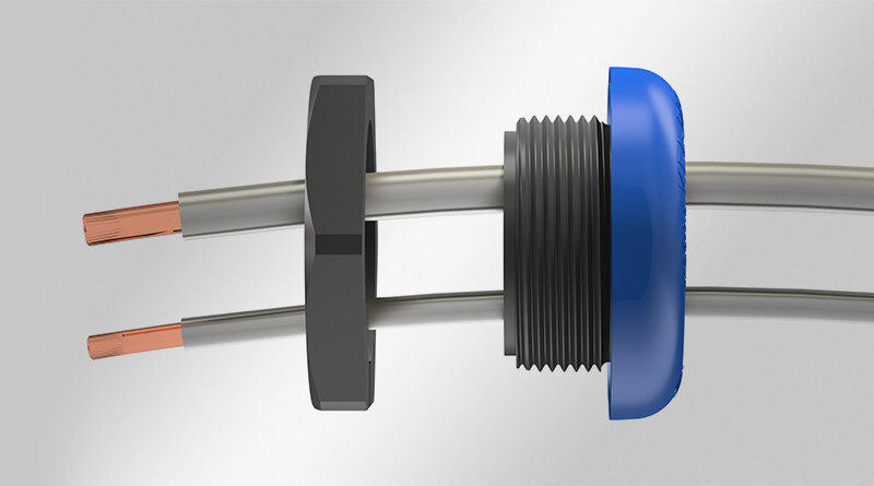 KEL-DPZ-HD CR Hygienic Multi-Membrane Cable Entry Plates, Round